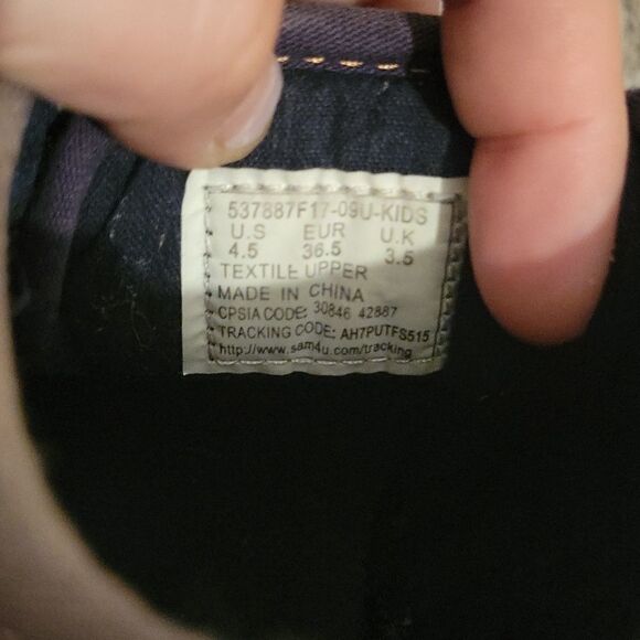 Levi's denim high top shoe size 4.5 - Picture 7 of 7